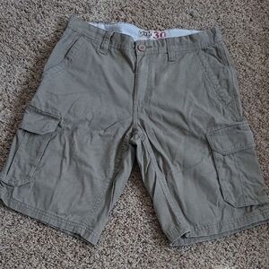 G&M Men's Beige Cargo Shorts
